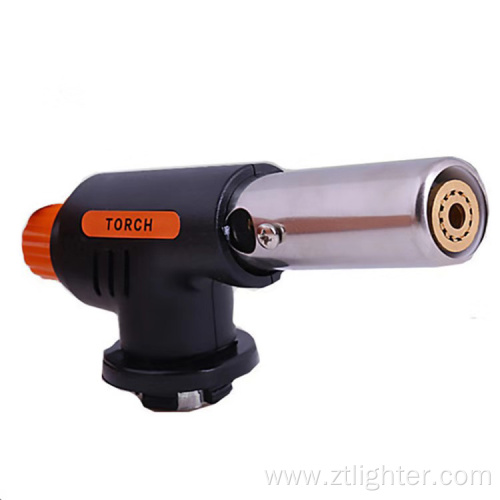Camping butane lighter blow gas torch lighter blowtorch with factory price in stock